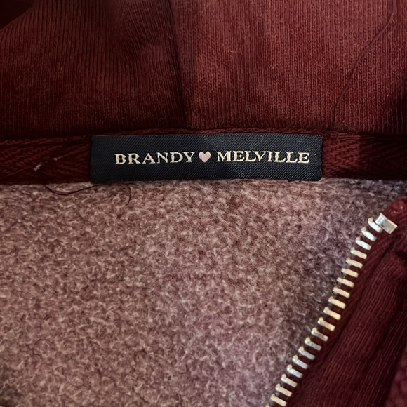 Brandy Melville Oversized Zip-up Jacket - Picture 2 of 2